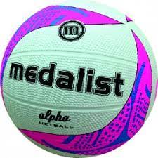 Netball Alpha White Pink